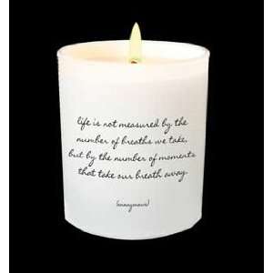  Quotable Candle  Life Is Not Measured