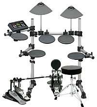 Yamaha DTX500K Electronic Drum Set + Double Bass Pedal  