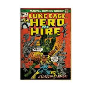  Comics Retro Luke Cage, Hero for Hire Comic Book Cover #6, Assassin 