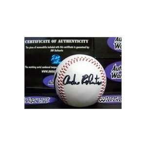   Andre Robertson autographed Baseball Unofficial Ball 