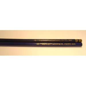  Dark Blue Mongol Indelible Pencils. 12 Pieces. Vintage 865 