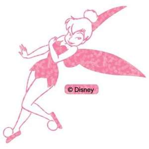  Chroma Graphics Tinker Bell   Pink Glitter Die Cut Decal 