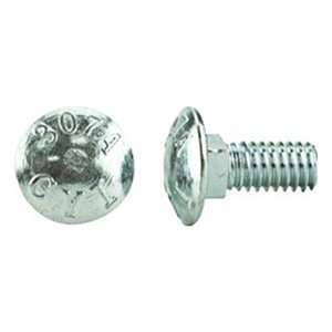 16 18 x 1 Zinc Finish ASTM A307 Grade A Round Head Carriage Bolt 