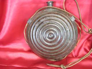 Here is a nice antique Civil War BULLSEYE Canteen, possibly model 1858 