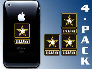 Pack US Army Logo Cell Phone Stickers   decal corps small seal 