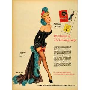  1947 Ad Sultan Indies Esquire Calendar Beauty Fashion 