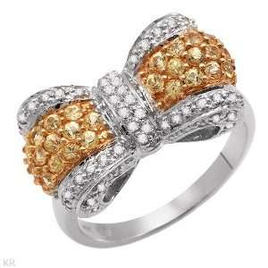 Ladies Unique Diamond Gemstone Ring