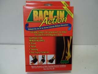 BACK IN Action Ankle Brace Wrap Around Support & Compression NEW 