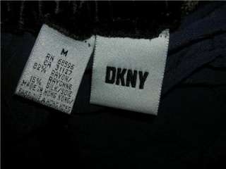 Brown Silk Crushed Velvet Lounge Pants M Burnout DKNY New Without Tags 