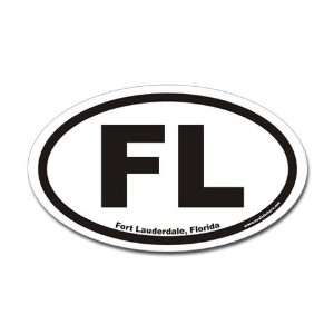  Fort Lauderdale FL Euro Travel Oval Sticker by  
