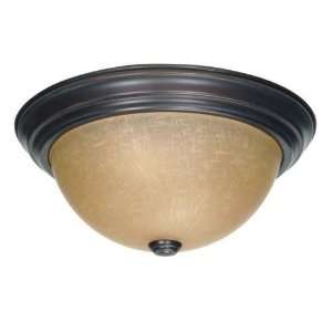 Satco Products Inc 60/3106 2 Light 13 Flush Mount w/ Champagne Glass 