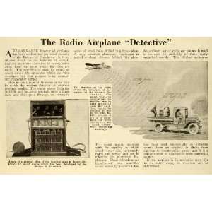 com 1928 Article Radio Airplane Detective Sound Waves Amplifier Plane 