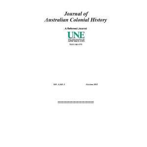 Journal of Australian Colonial History  Magazines
