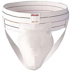 Mueller Athletic Supporter w/Conventional Cup White   Youth Regular 20 