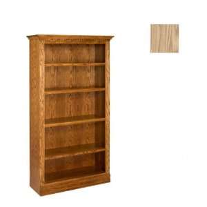  Britannia Unfinished Oak Bookcase 72 x 36 (Unfinished Oak 