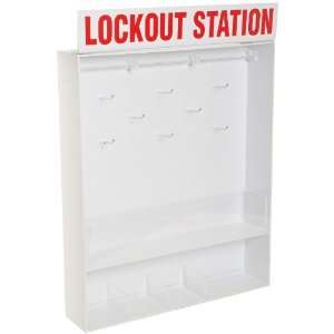 Brady Unfilled Lockout Station, Extra Large, 30 Height, 25 Width, 5 