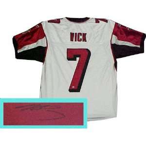  Michael Vick Atlanta Falcons Autographed White Jersey 