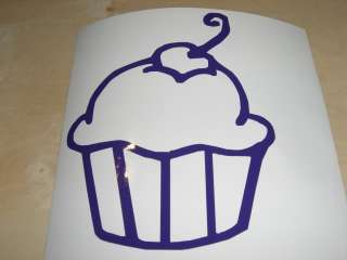 CUPCAKE DECAL STICKER CUTE SWEET CAR SB VINYL NEW  