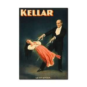   Harry Kellar Levitation Advertisement Fridge Magnet 