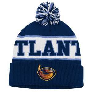 Atlanta Thrashers Wraparound Cuffed Pom Knit Hat