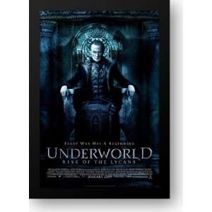Underworld 3 Rise of the Lycans, c.2009   style B 15x21 Framed Art 