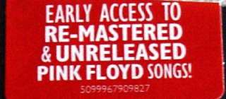 PINK FLOYD Sampler ~ NEW ~ ReMastered CD 2011 SEALED 5099967909827 