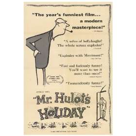 Mr. Hulot s Holiday (1953) 27 x 40 Movie Poster Style A