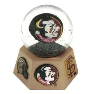  Florida State U Logo In Water Globe. SchoolS Fight Song 