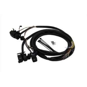  Motorcycle Handlebar Switch Kit Black with 60 Wires 