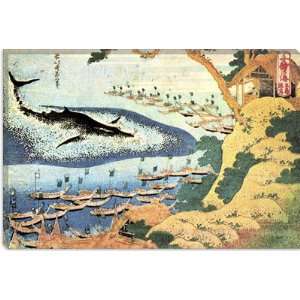  Whaling Off Goto from Oceans of Wisdom 1834 by Katsushika 