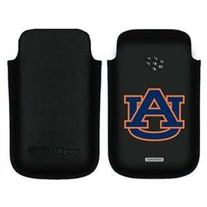  Auburn University AU on BlackBerry Leather Pocket Case 