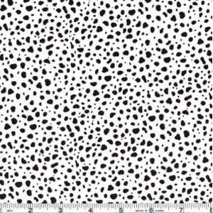  45 Wide Dalmation Spots White Fabric By The Yard Arts 