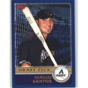  2003 Topps # 673 Sergio Santos DP Arizona Diamondbacks 