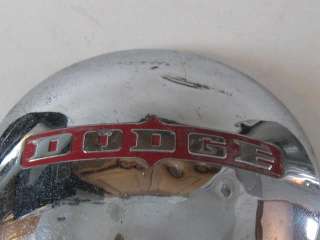 Here we have a vintage Dodge hubcap, measures app. 10 across. It has 