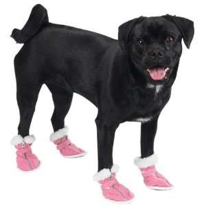  Casual Canine Cozy Boots Lrg Pink