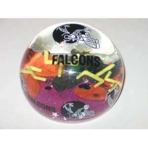  ATLANTA FALCONS Desk Paper Weight Filled With Football Fun 