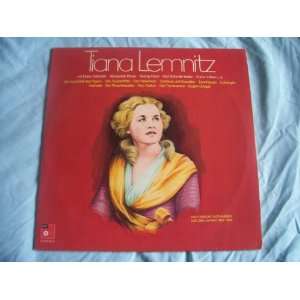   TIANA LEMNITZ Historische Aufnahmen 2x LP Tiana Lemnitz Music