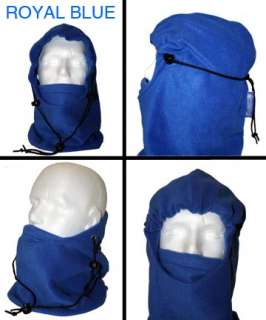 MANY COLOURS* Fleece Chill hood skiing balaclava snood  