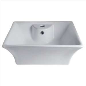  Schon Sinks SCVL13 Flared Vessel Lavatory White