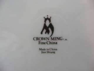 Crown Ming Windsor Cup Saucer Jian Shiang Platium Trim  