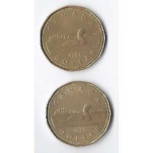  1987 Canada Dollar Coin 