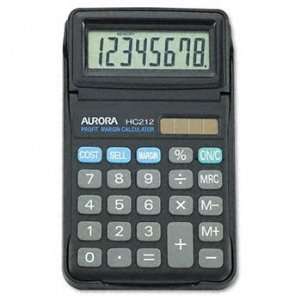  Aurora HC212 Handheld Business Calculator with Slide Case 