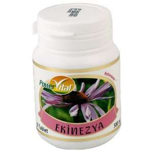 Power Vital Natural Echinacea Tablets, 60 Tablets, 500 mg 