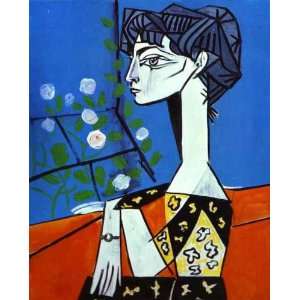   Picasso   32 x 40 inches   Jacqueline with Flowers