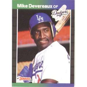  1989 Donruss # 603 Mike Devereaux Los Angeles Dodgers 