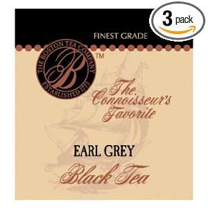 Boston Tea Premium Earl Grey Black Tea Box, 50 Count (Pack of 3)