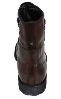 Kenneth Cole Mens Boots Night Hunt RM07497 Brown Leather Ankle Boots 