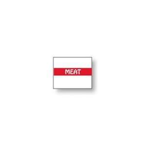  DayMark DuraMark White / Red Meat Label for Monarch 1115 