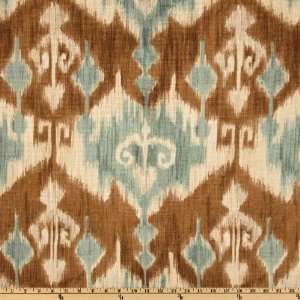   Wide Dorrigan Ikat Lagoon Fabric By The Yard Arts, Crafts & Sewing