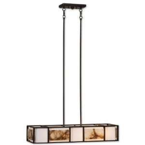 Uttermost 55 Inch Quarry 4 Lt Chandelier Oil Rubbed Bronze Finished 